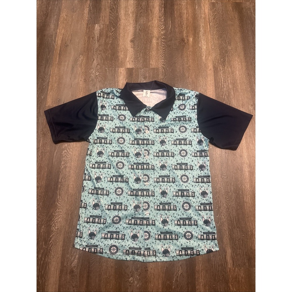 Seattle Mariners Bowling Day Promo Shirt Adult Size Medium